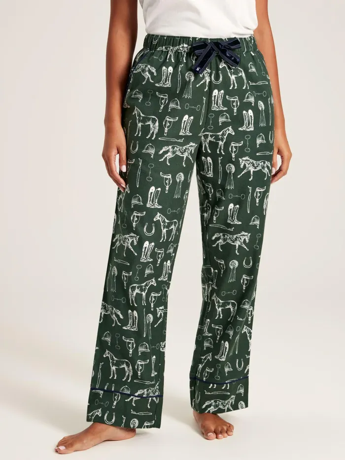 Joules Stella 8211 Green Pyjama Bottoms Women Nightwear