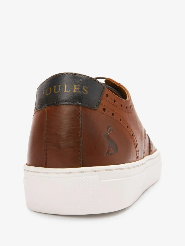 Joules Tan Brown Brogues Men Shoes Joules Tan Brown Brogues Men Shoes