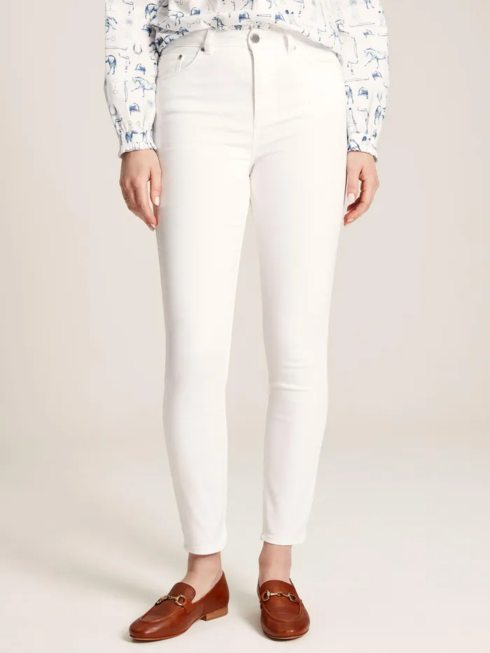 Joules White Stretch Skinny Jeans Women Jeans