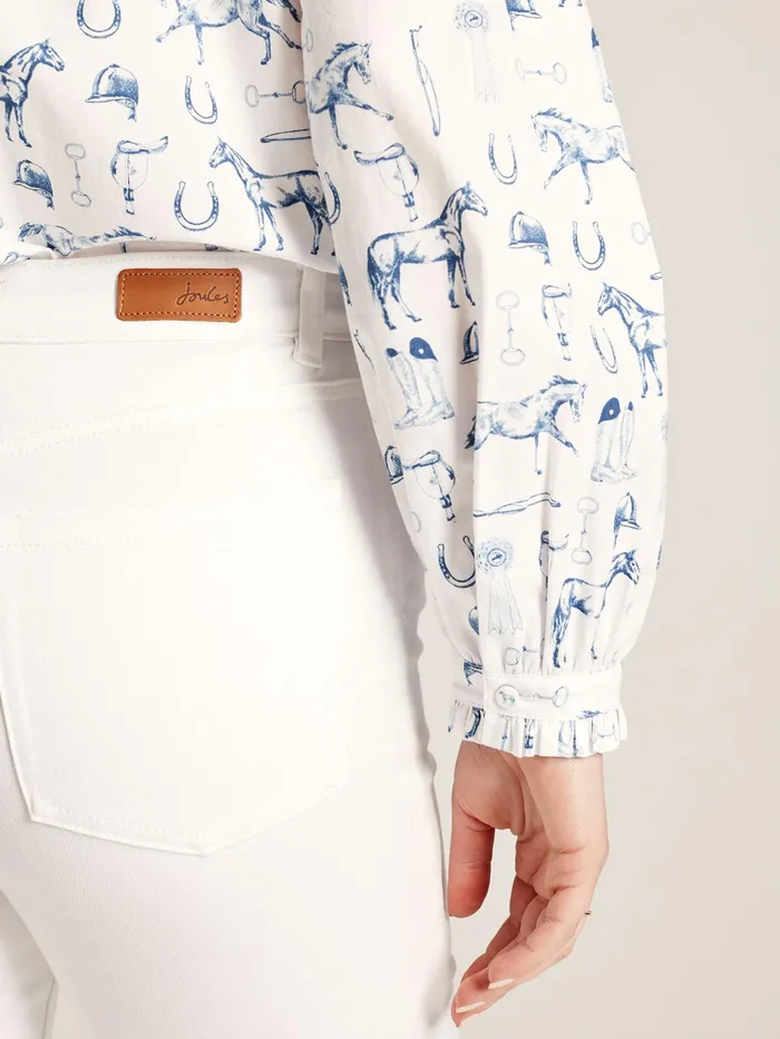 Joules White Stretch Skinny Jeans Women Jeans