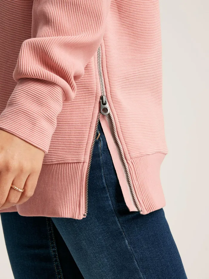 Joules Willow 8211 Pink Cowl Neck Sweatshirt Women Sweatshirts and Hoodies