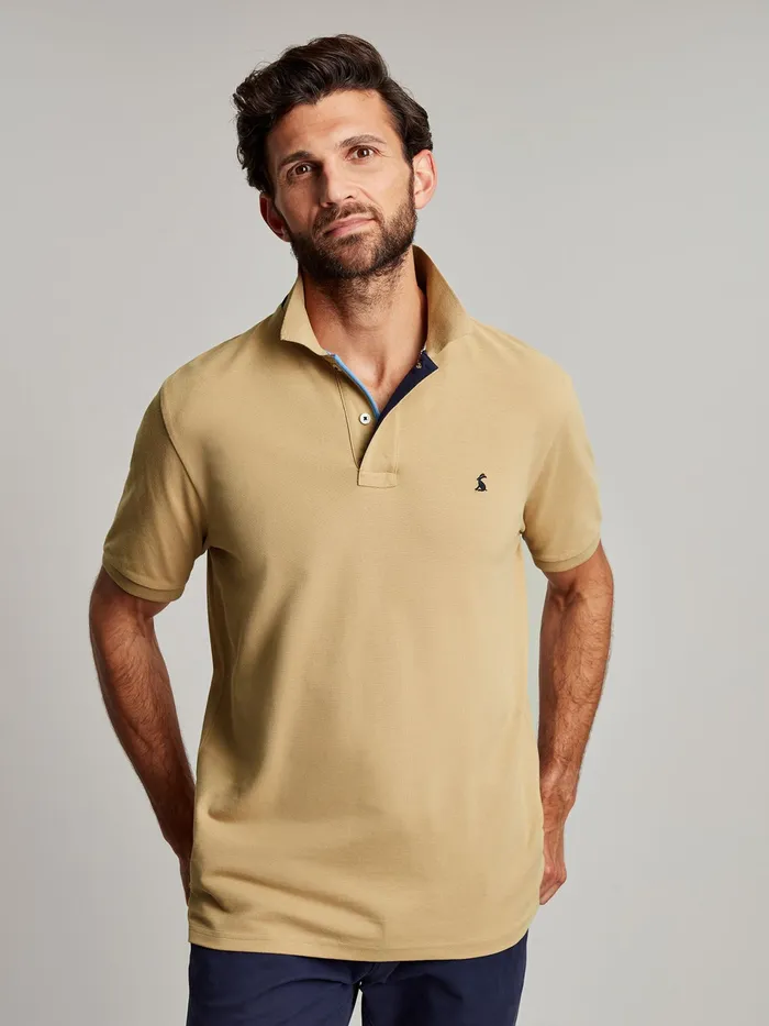 Joules Woody 8211 Cream Polo Shirt Men Tops and Tshirts