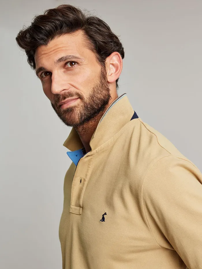 Joules Woody 8211 Cream Polo Shirt Men Tops and Tshirts