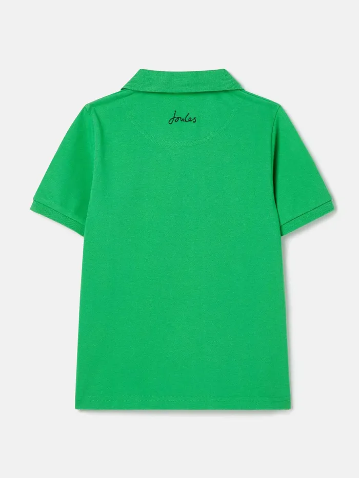 Joules Woody 8211 Green Polo Shirt Boys Polo Shirts