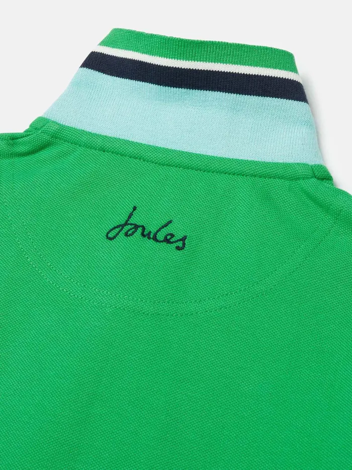 Joules Woody 8211 Green Polo Shirt Boys Polo Shirts