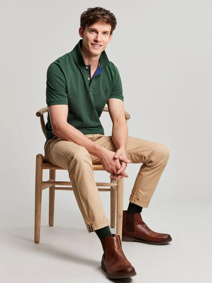 Joules Woody 8211 Green Polo Shirt Men Tops and Tshirts