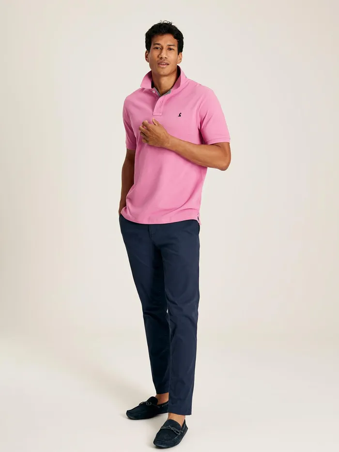 Joules Woody 8211 Mauve Classic Fit Polo Shirt Men Polo Shirts
