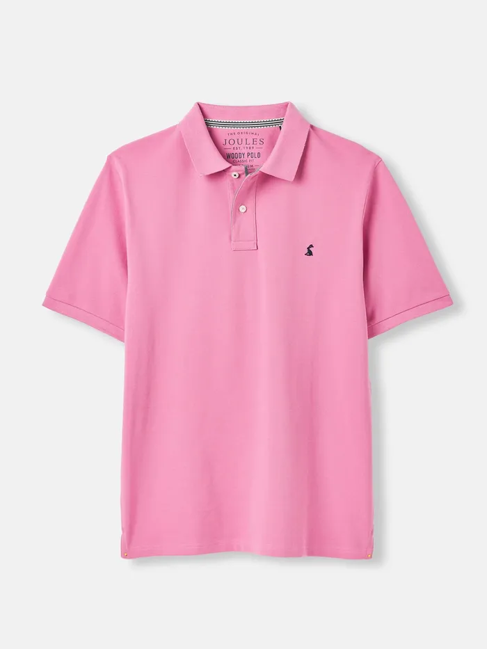 Joules Woody 8211 Mauve Classic Fit Polo Shirt Men Polo Shirts
