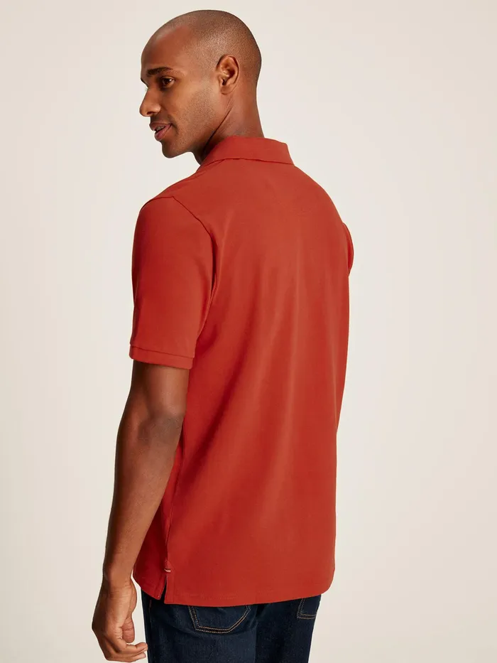 Joules Woody 8211 Red Classic Fit Polo Shirt Men Tops and Tshirts