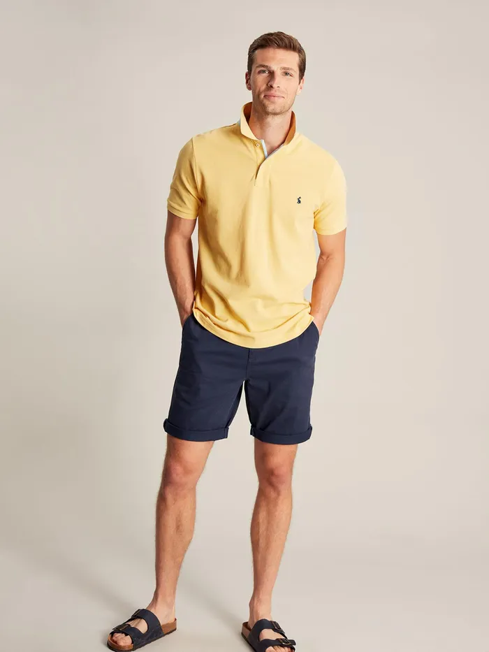 Joules Woody 8211 Yellow Polo Shirt Men Tops and Tshirts