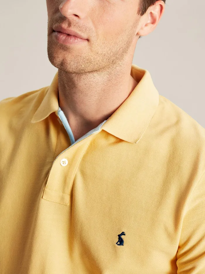 Joules Woody 8211 Yellow Polo Shirt Men Tops and Tshirts