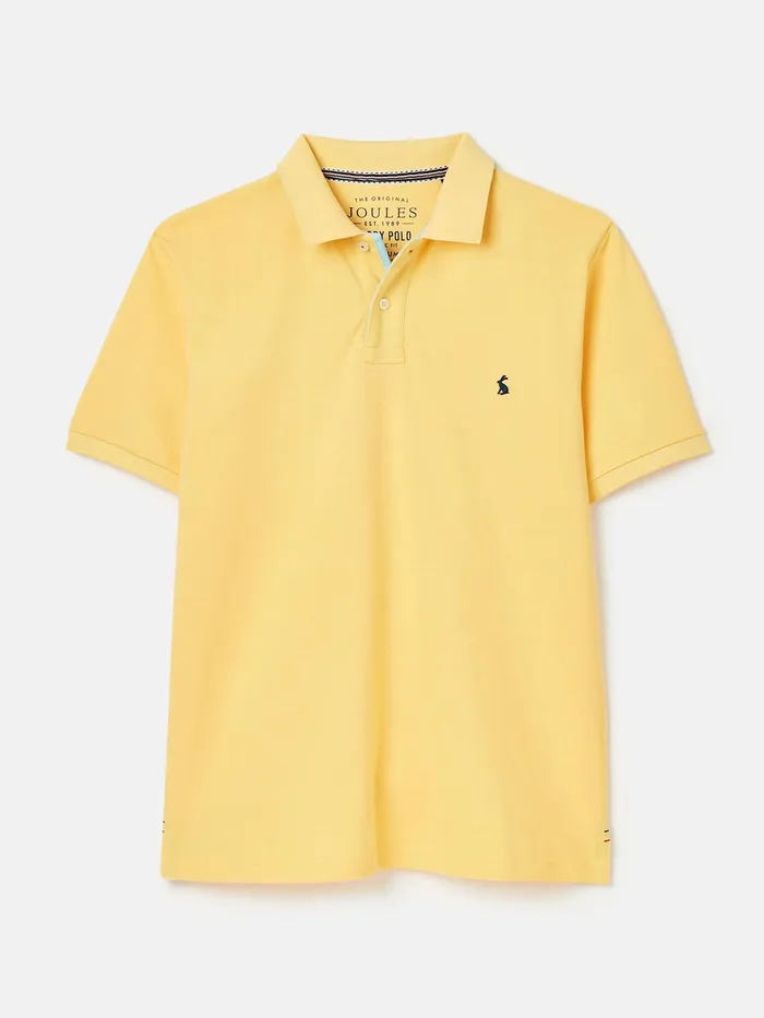 Joules Woody 8211 Yellow Polo Shirt Men Tops and Tshirts