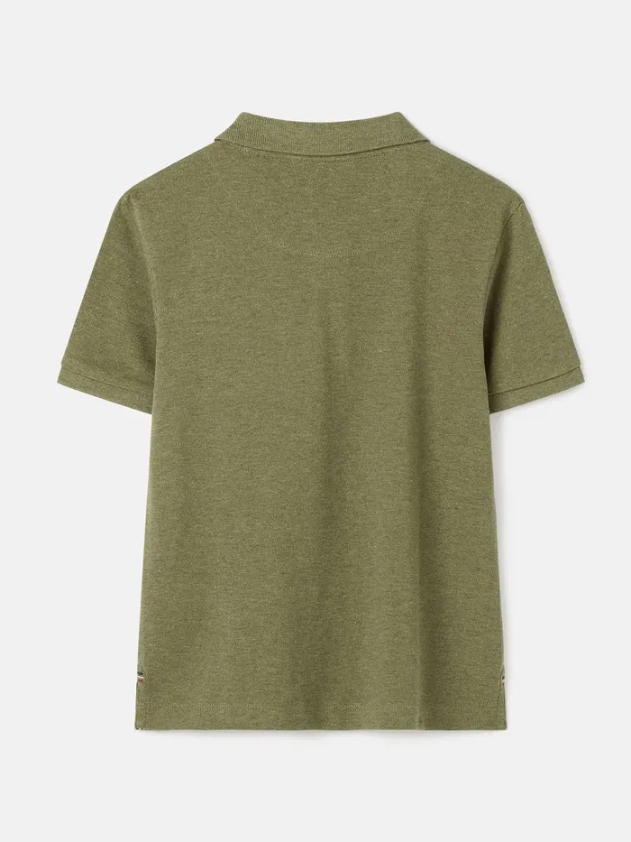 Joules Woody Marl 8211 Green Polo Shirt Boys Polo Shirts