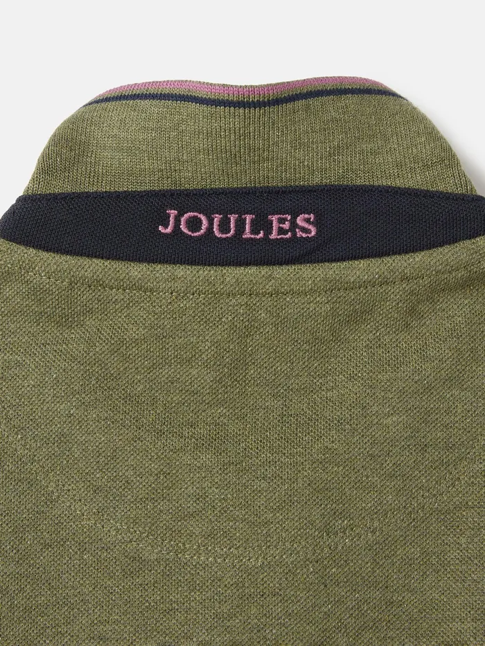 Joules Woody Marl 8211 Green Polo Shirt Boys Polo Shirts