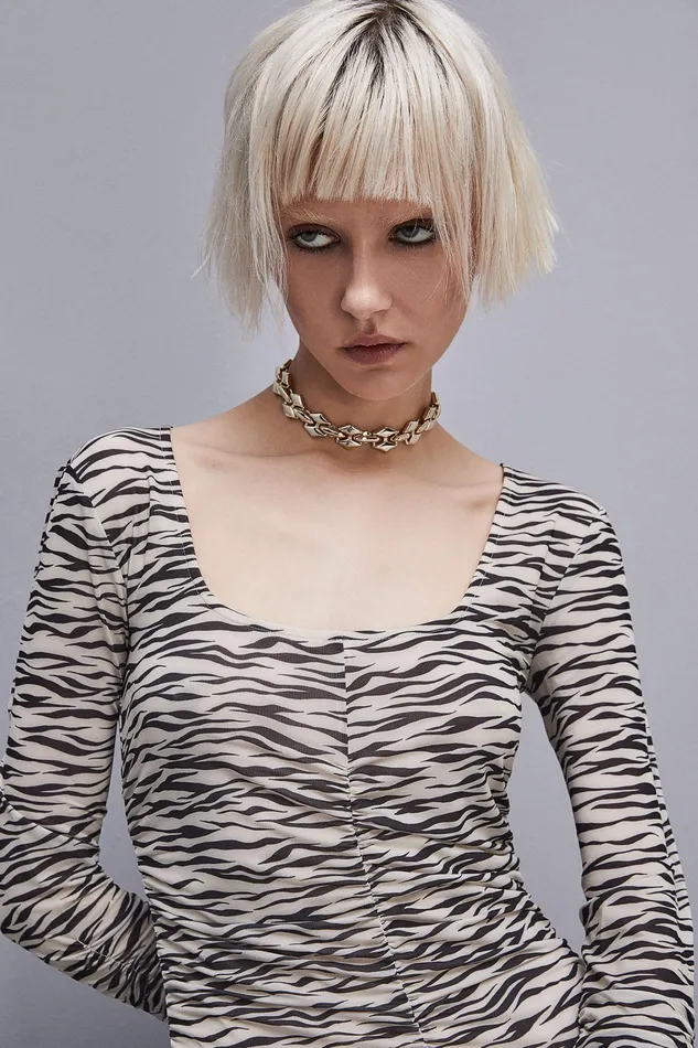 Jumpsuits Women Patrizia Pepe Zebra Print Jumpsuit Zebra Print Tulle