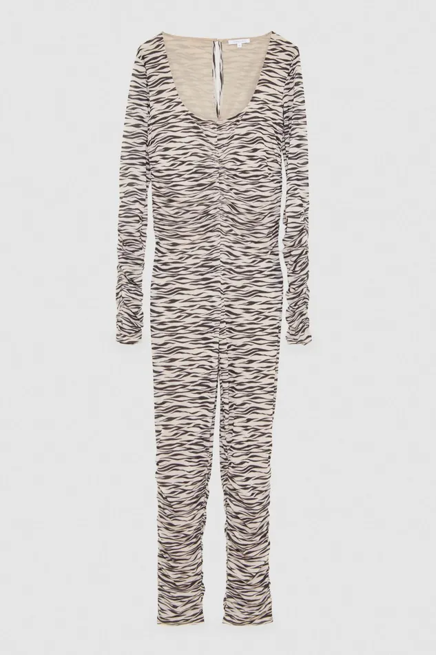 Jumpsuits Women Patrizia Pepe Zebra Print Jumpsuit Zebra Print Tulle