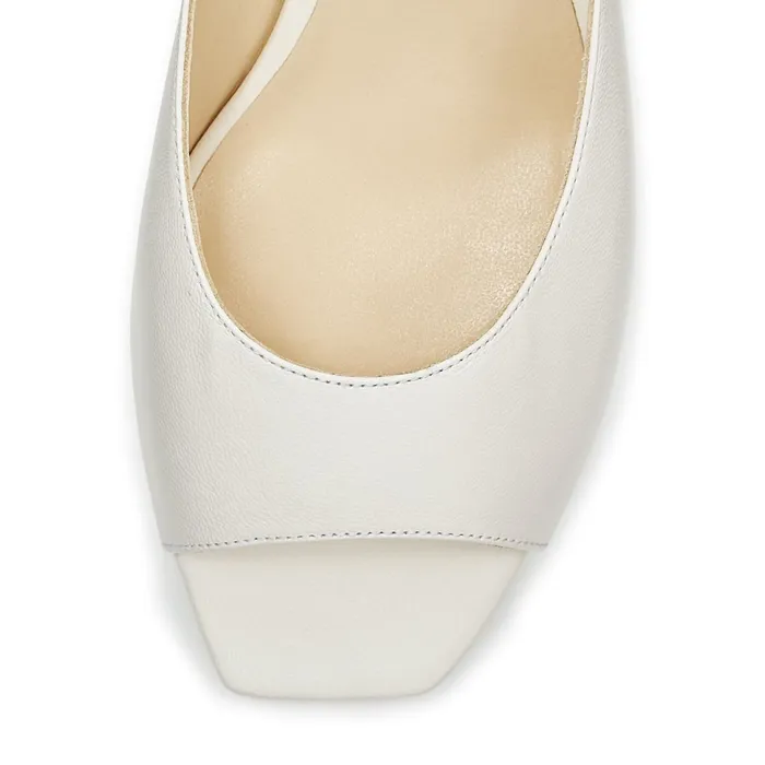 Jynx 45 Latte Nappa Leather Mules With Jc Emblem Latte Women JIMMY CHOO Sandals