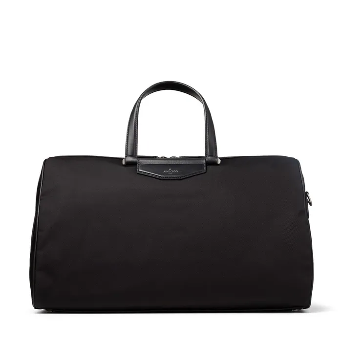 Kingston Black Nylon Weekend Holdall Black Men JIMMY CHOO Bags
