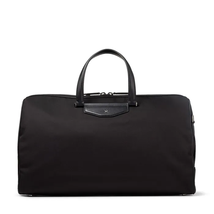 Kingston Black Nylon Weekend Holdall Black Men JIMMY CHOO Bags