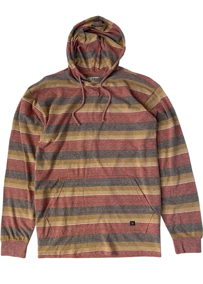 Knit Tees Men Vissla Boosted Po Hoodie Brick Heather