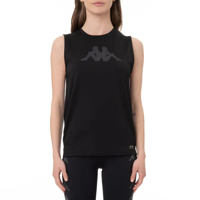 Kombat Bucrel Active Tank 8211 Black Black Kappa Womens Tanks and Bras