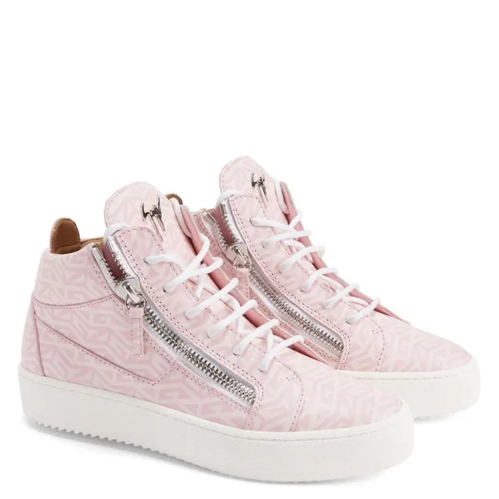 Kriss Monogram Pink Women Giuseppe Zanotti Sneakers
