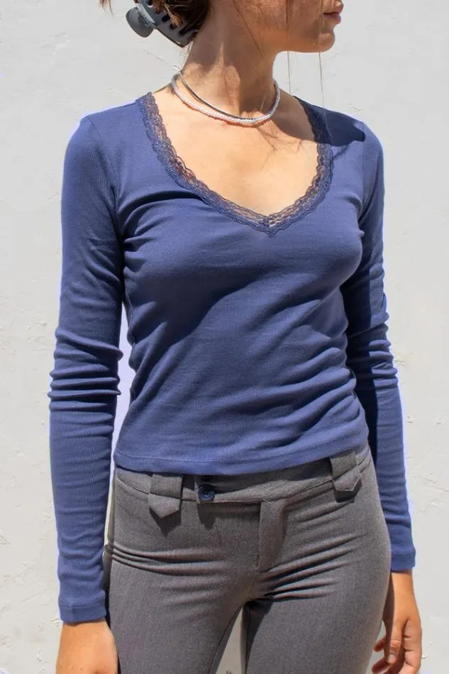 Lace TShirt Women Subdued Tees