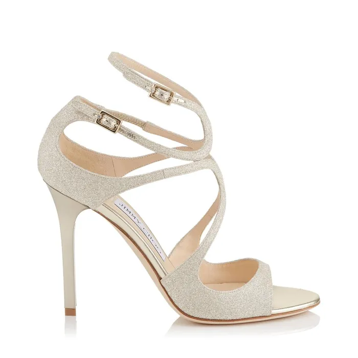 Lang Platinum Ice Dusty Glitter Sandals Platinum Ice Women JIMMY CHOO Bridal Shoes Lang Platinum Ice Dusty Glitter Sandals Platinum Ice Women JIMMY CHOO Bridal Shoes