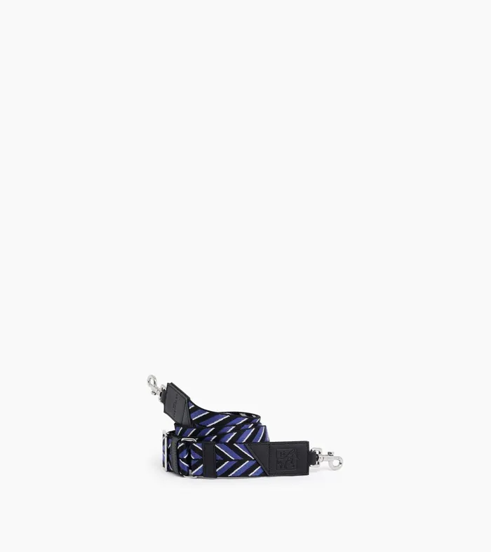 Le Tanneur Bag Straps Women Adjustable Striped Shoulder Strap Black Le Bleu White Chalk Le Tanneur Bag Straps Women Adjustable Striped Shoulder Strap Black Le Bleu White Chalk