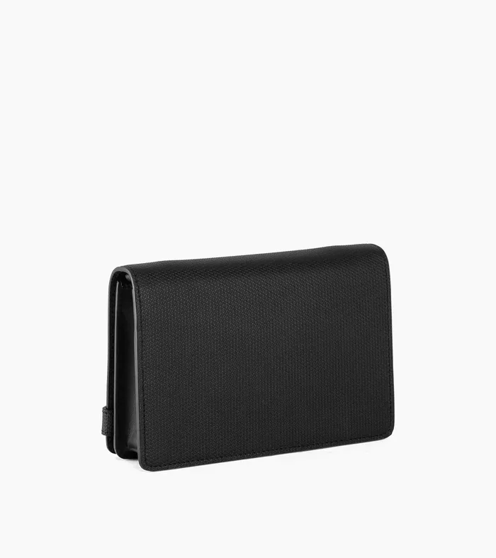 Le Tanneur Crossbody Bags Women Small Bag With Crossbody Strap In Signature T Leather Black