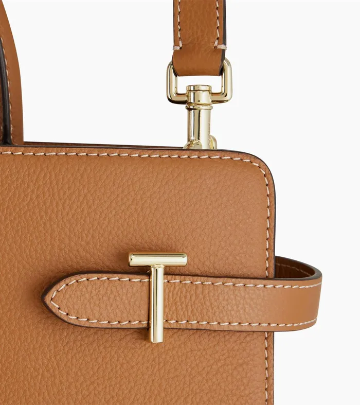 Le Tanneur Handbags Women Large Handbag In Grained Leather Brown Tan