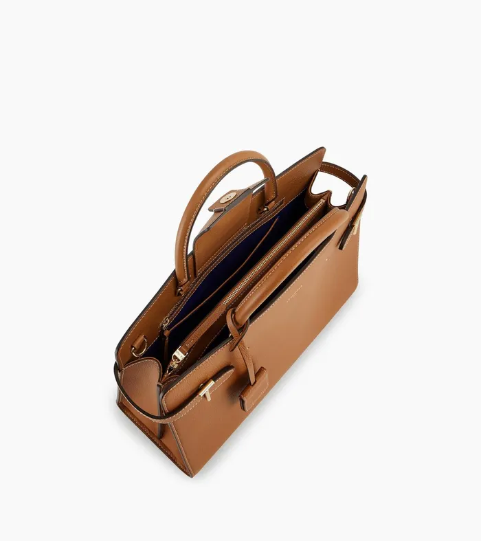 Le Tanneur Handbags Women Large Handbag In Grained Leather Brown Tan
