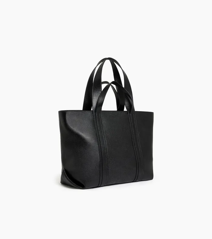 Le Tanneur Totes and Shoulder Bags Women GrCe Tote Bag In Grained Leather Black