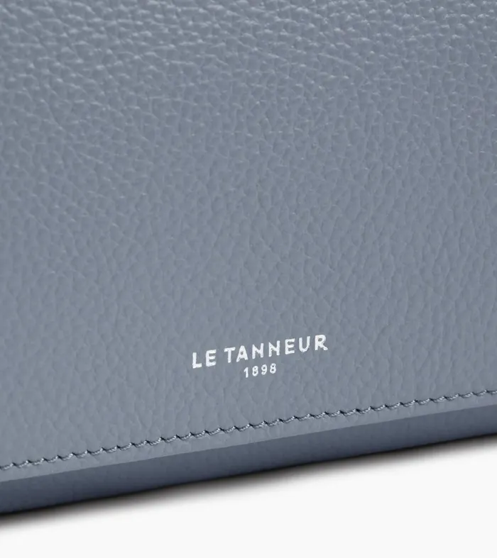 Le Tanneur Wallets Women Wallet In Grained Leather Clay Blue