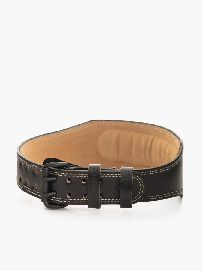 Leather Lifting Belt 8211 Black Women Ryderwear Weightlifting Belts