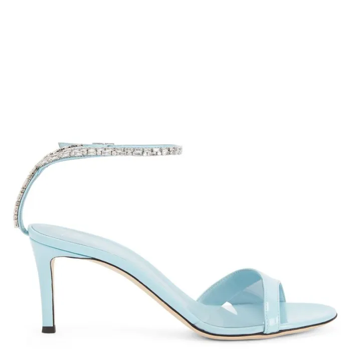 Leeah Crystal Blue Women Giuseppe Zanotti Sandals