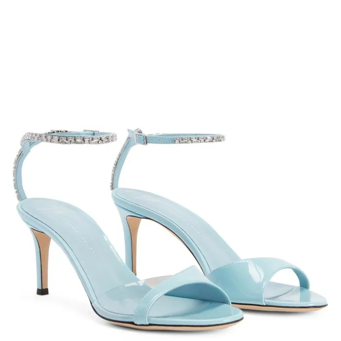 Leeah Crystal Blue Women Giuseppe Zanotti Sandals