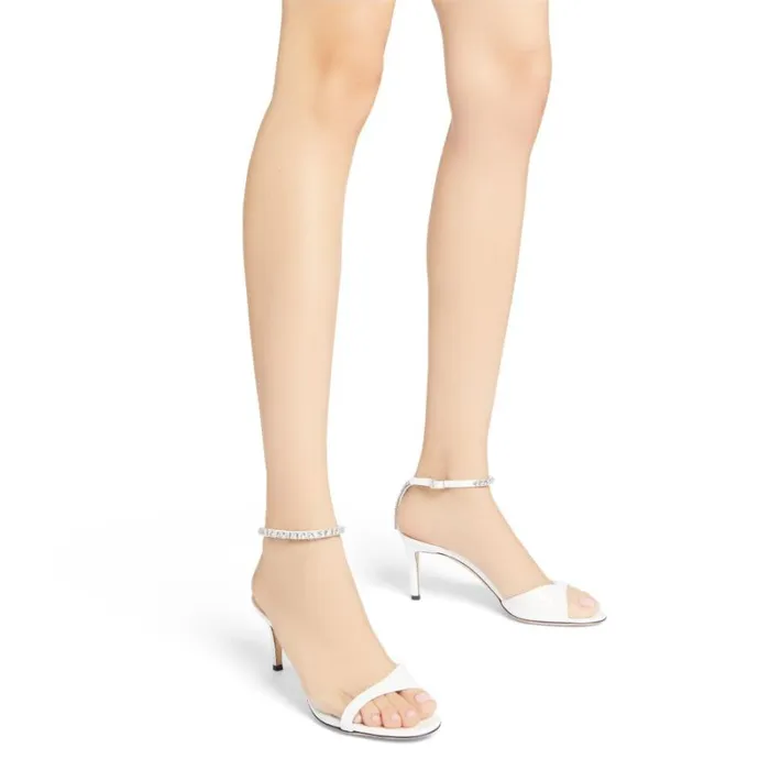 Leeah Crystal White Women Giuseppe Zanotti Sandals