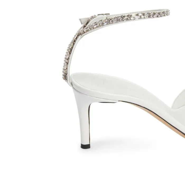 Leeah Crystal White Women Giuseppe Zanotti Sandals