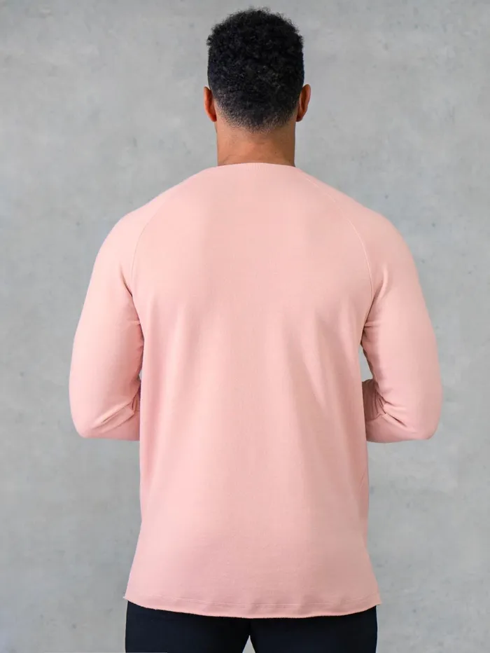 Legacy Crewneck 8211 Faded Pink Men Ryderwear Sweaters and Hoodies