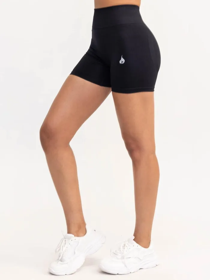 Lift 20 BBL Seamless Shorts 8211 Black Women Ryderwear Gym Shorts