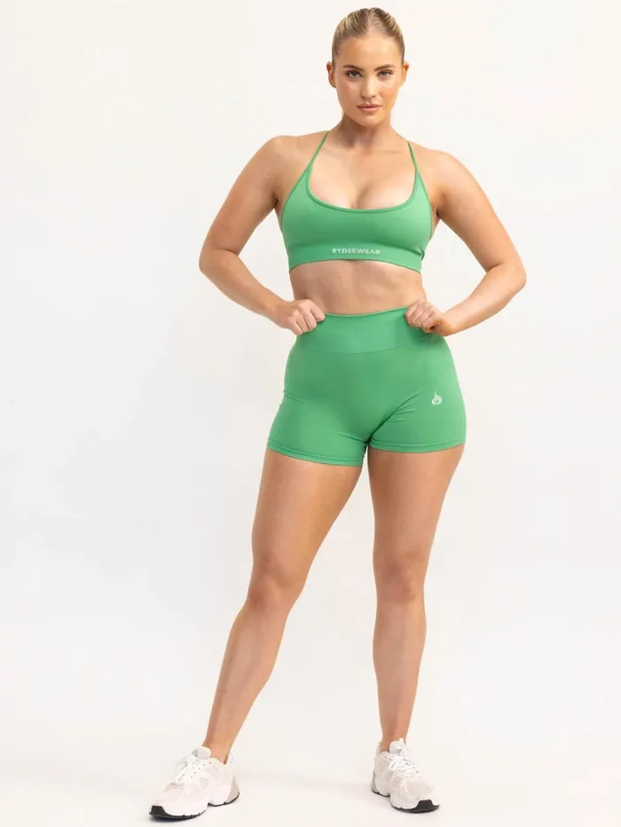 Lift 20 Seamless Sports Bra 8211 Apple Green Women Ryderwear Sports Bras