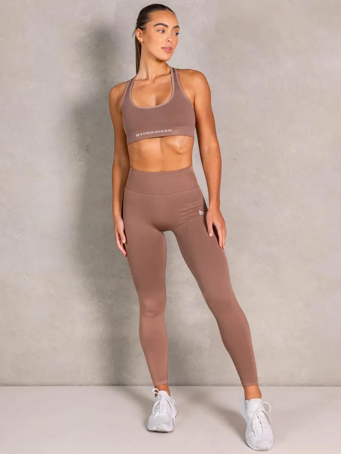 Lift BBL Scrunch Seamless Leggings 8211 Almond Women Ryderwear Leggings