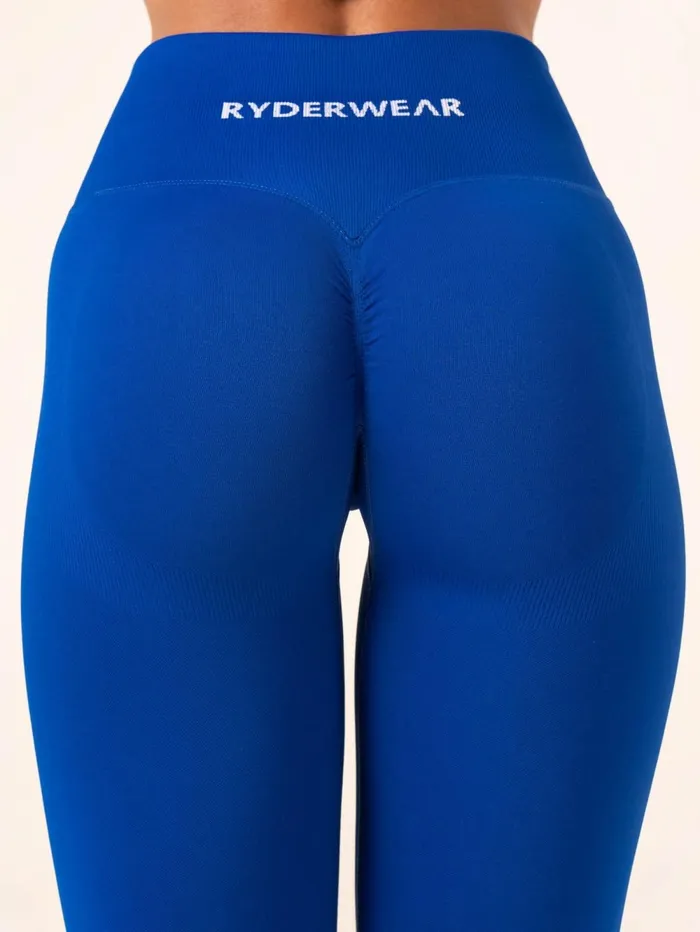 Lift BBL Scrunch Seamless Leggings 8211 Cobalt Blue Women Ryderwear Leggings