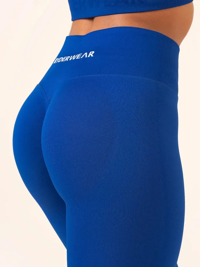 Lift BBL Scrunch Seamless Leggings 8211 Cobalt Blue Women Ryderwear Leggings
