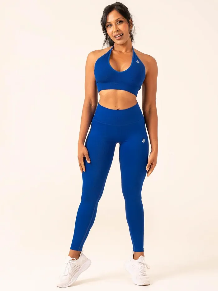Lift BBL Scrunch Seamless Leggings 8211 Cobalt Blue Women Ryderwear Leggings