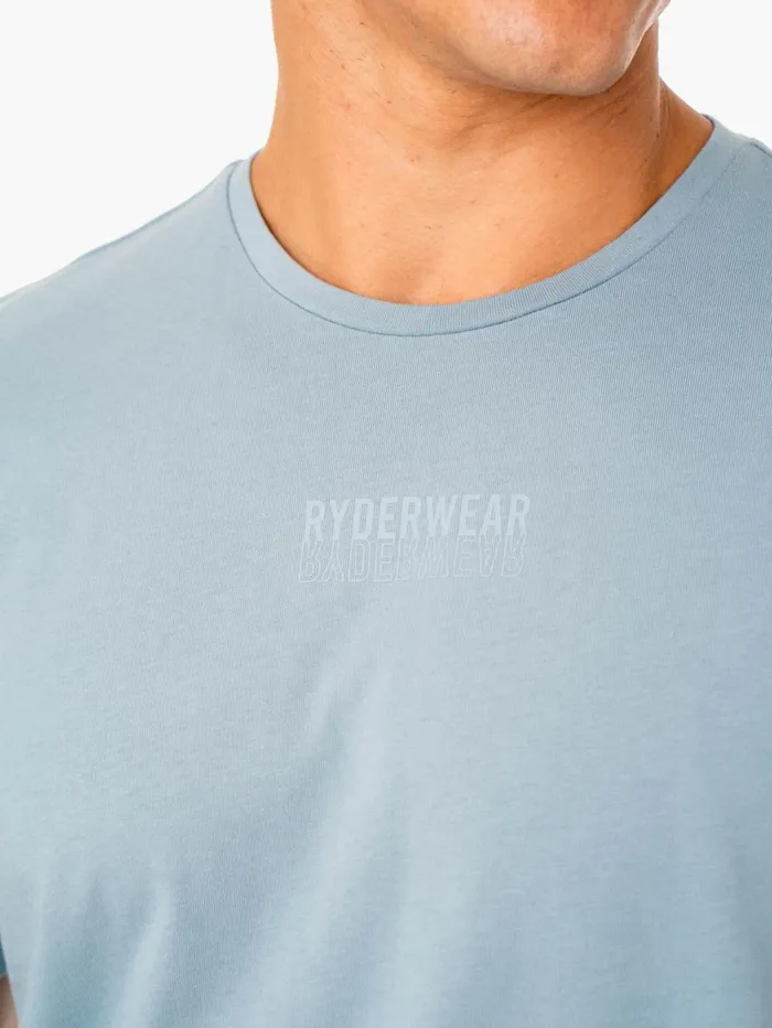 Limitless TShirt 8211 Ice Blue Men Ryderwear TShirts