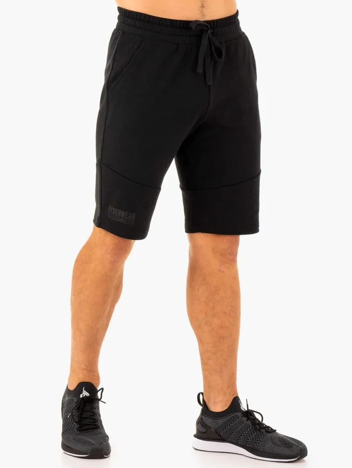 Limitless Track Short 8211 Black Men Ryderwear Gym Shorts