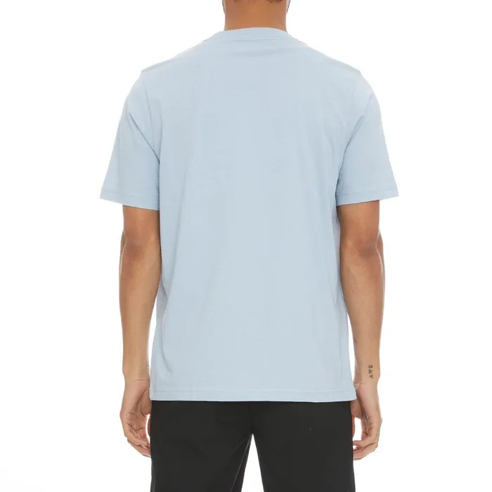 Logo Fleece Caferok TShirt 8211 Blue Lt Blue Lt Kappa Mens Retro Sport