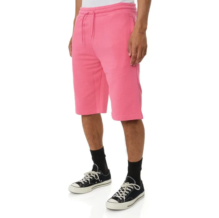 Logo Fleece Mabok Shorts 8211 Pink Pink Kappa Mens Shorts Christmas